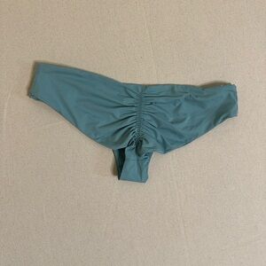 Strange Bikinis Hannah Ruched Cheeky Swimsuit Bottoms Small